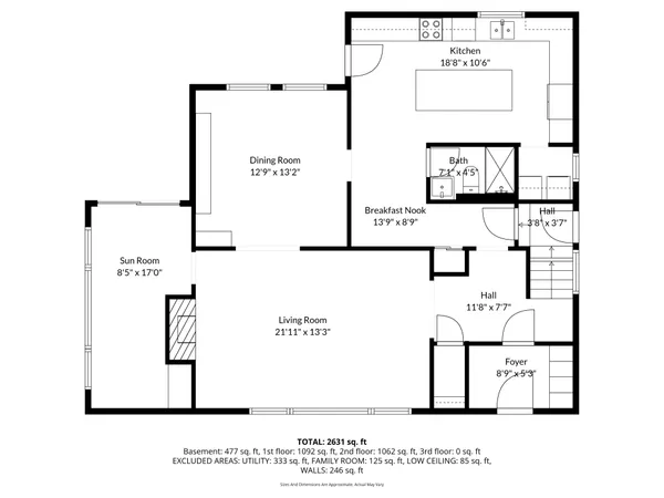 $1,050,000 | 191 Lawrence Road, Medford, MA 02155