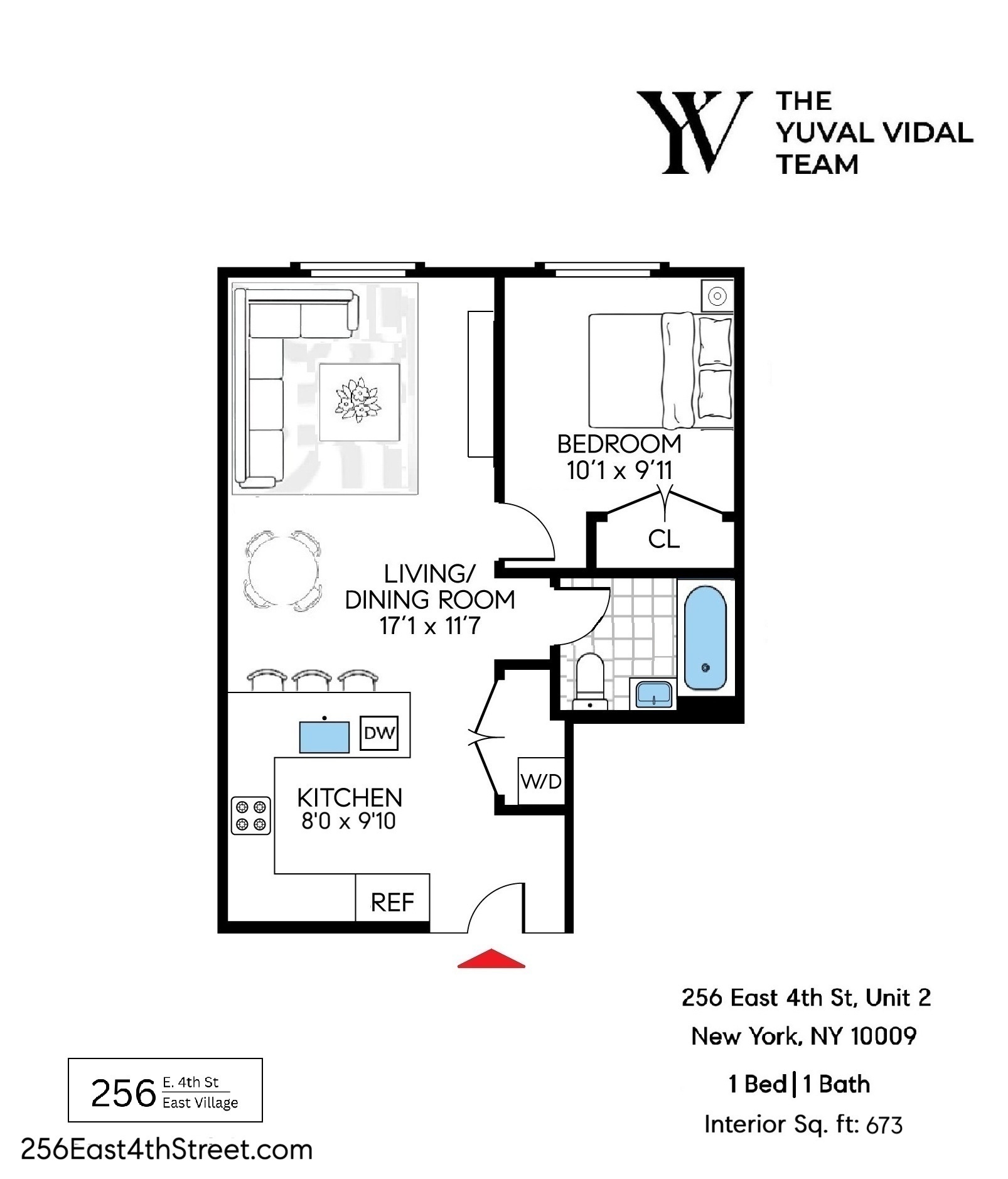 256 East 4th Street 2 E. Greenwich Village New York NY 10009