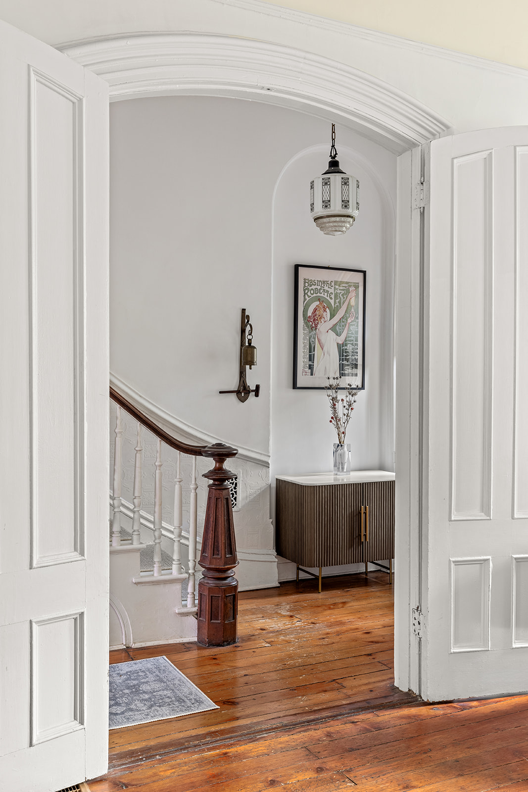 417 6th Street Brooklyn, NY 11215 - Photo 9 of 21 a view of entryway and hall with wooden floor