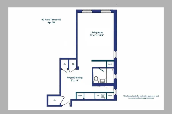 $295,000 | 90 Park Terrace East, Unit 3B | Inwood