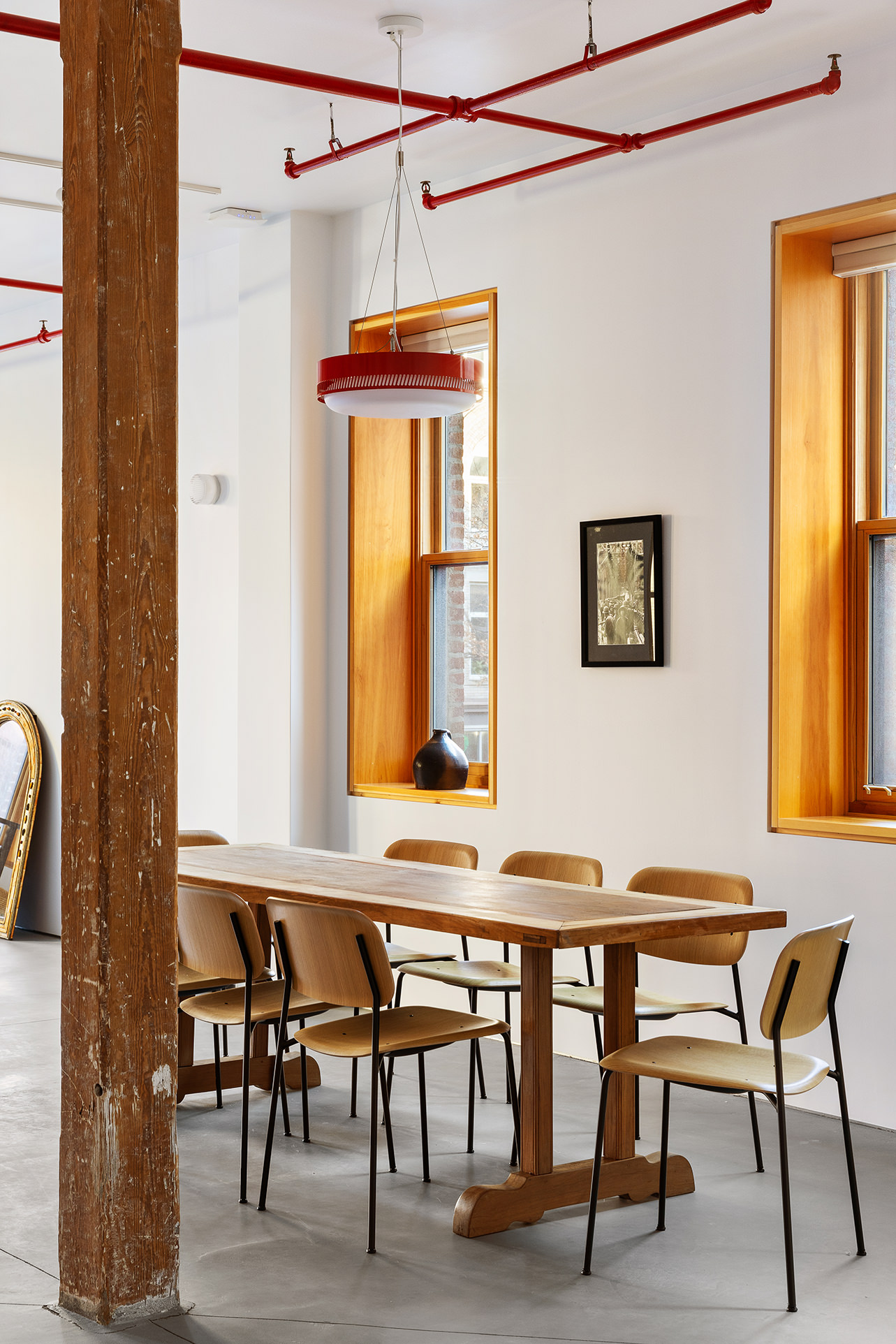66 Washington Avenue, Unit 2 Brooklyn, NY 11205 - Photo 3 of 12 a view of a dining room with furniture and a window