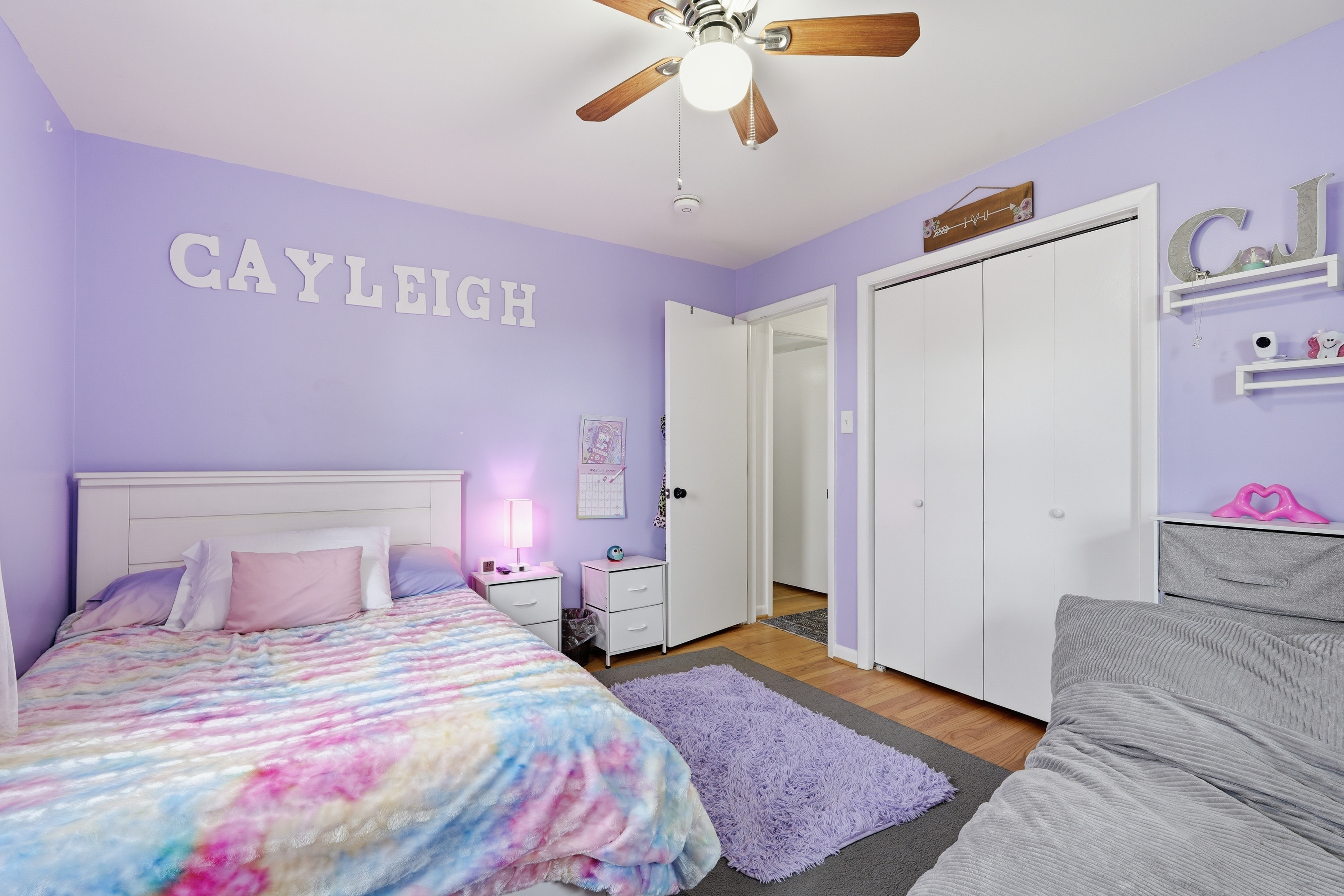 7717 McKaig Road Frederick, MD 21701 - Photo 25 of 53 a bedroom with a bed and a chandelier