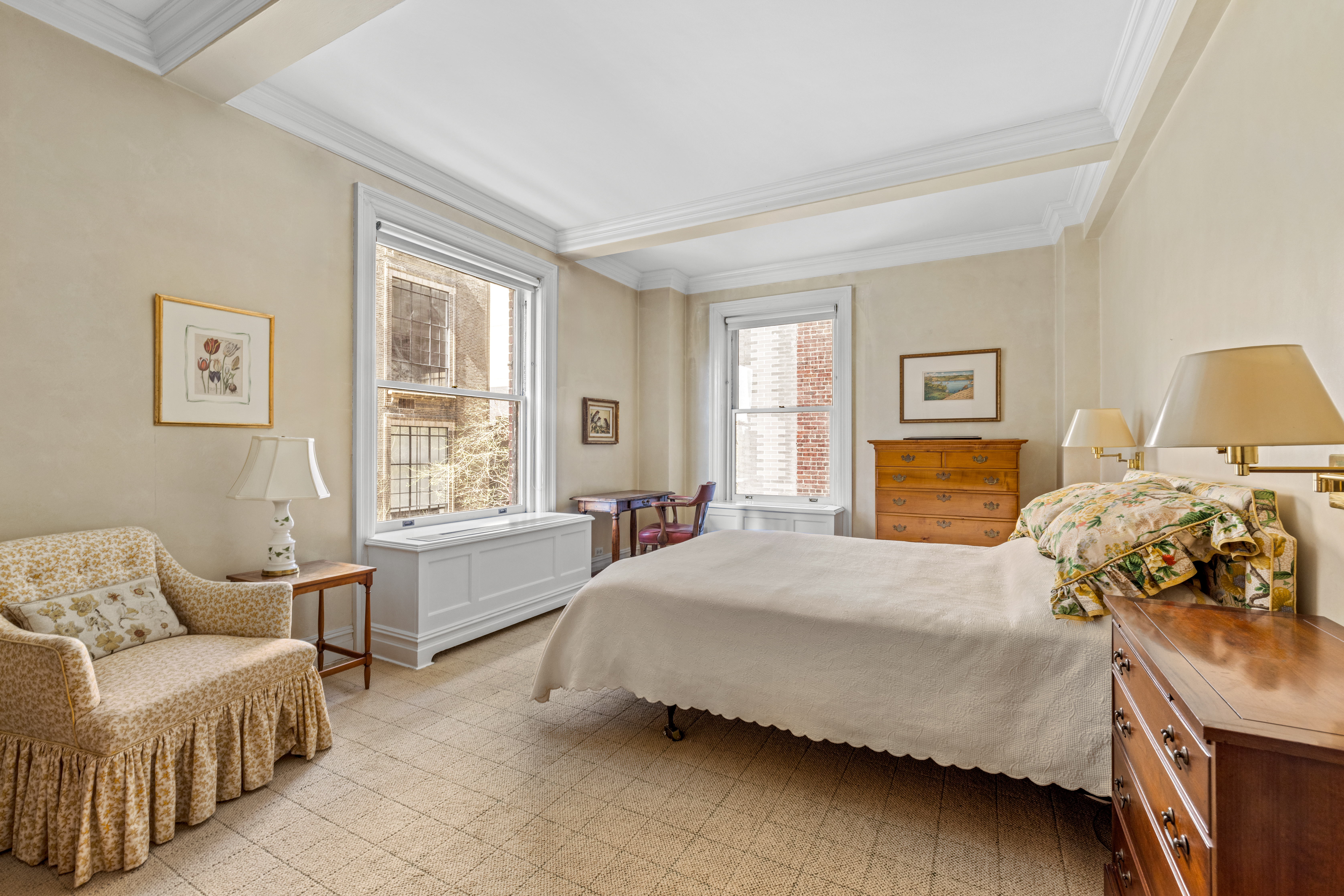 75 Central Park West, Unit 5A Manhattan, NY 10023 - Photo 8 of 14 a bedroom with a bed and a couch