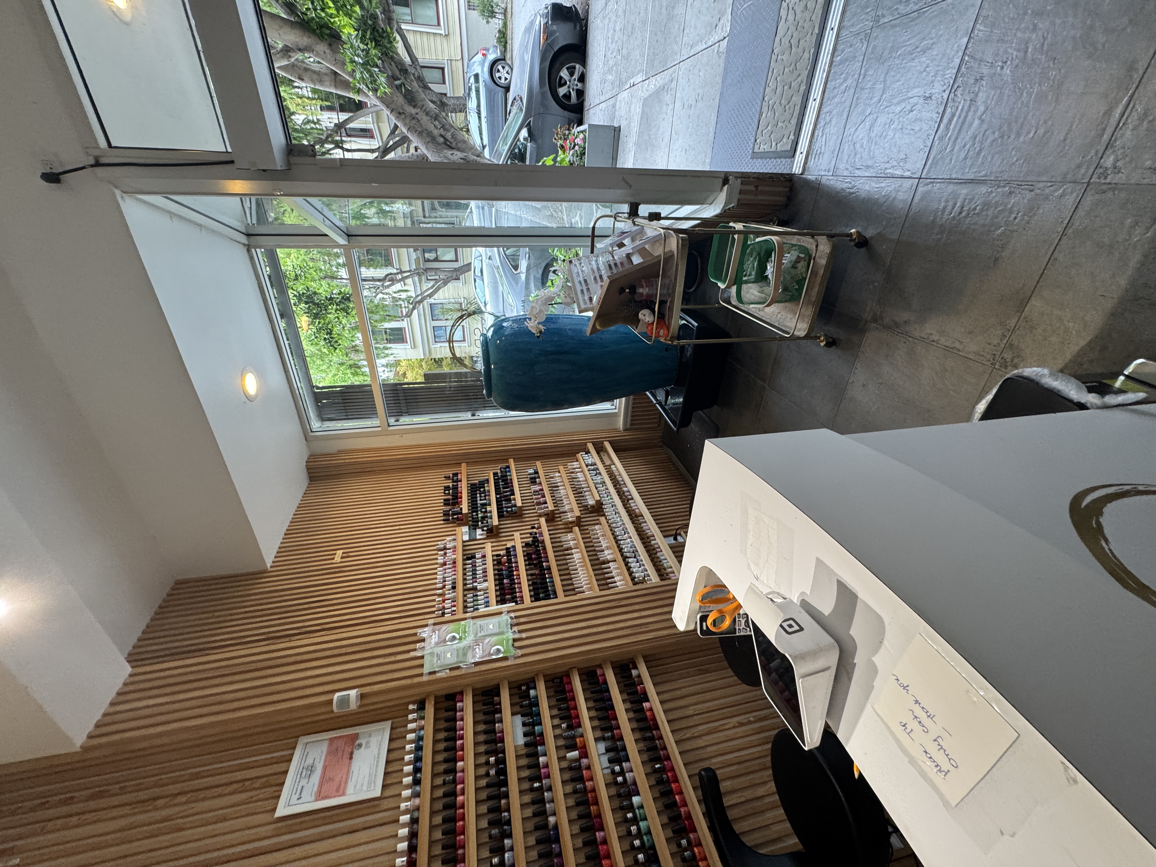 211 Steiner Street San Francisco, CA 94117 - Photo 15 of 15 a living room with furniture and a floor to ceiling window