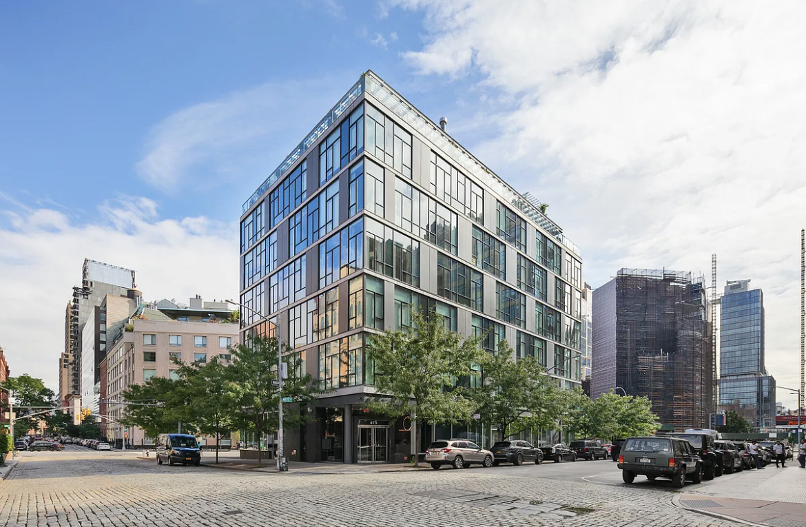 475 Greenwich Street, Unit PHN Manhattan, NY 10013 - Photo 21 of 28 a view of a street with a building in the background