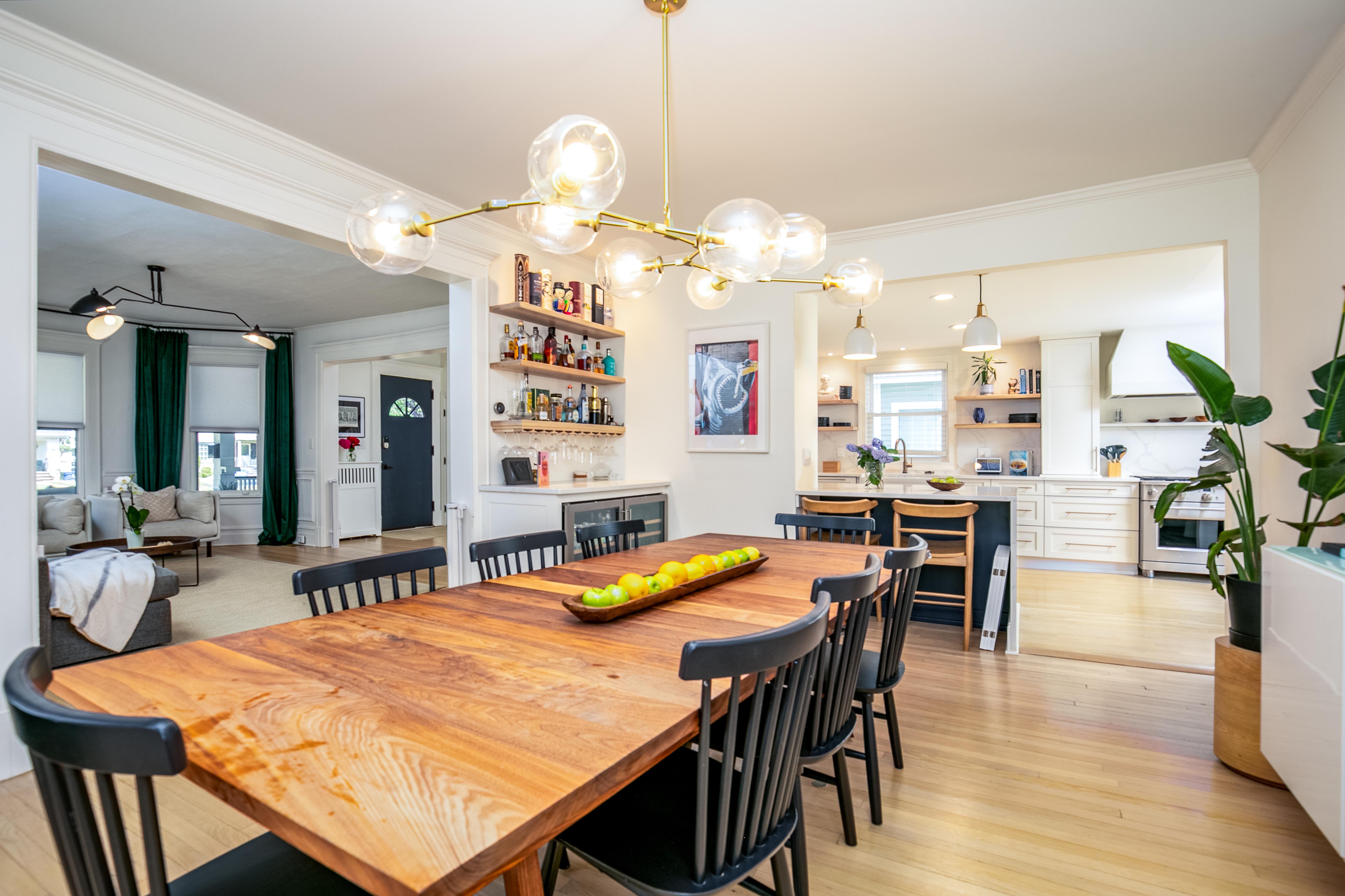 163 Ridge Road Rutherford, NJ 07070 - Photo 14 of 59 a view of a dining room with furniture and wooden floor