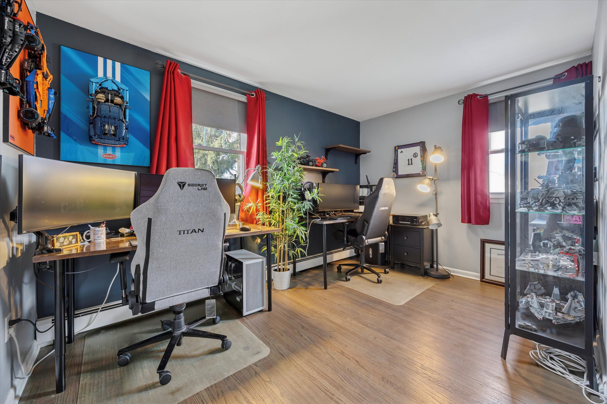 535 Bell Lane Ambler, PA 19002 - Photo 21 of 45 a view of a workspace with furniture and a window