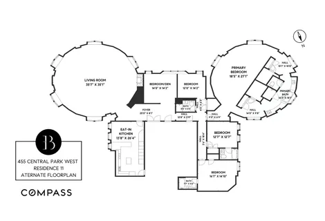 $3,900,000 | 455 Central Park West, Unit L11 | Upper West Side