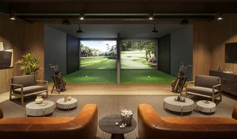 a view of outdoor space with seating area