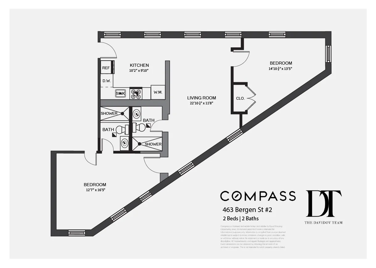 $5,339 | 463 Bergen Street, Unit 1A | Park Slope