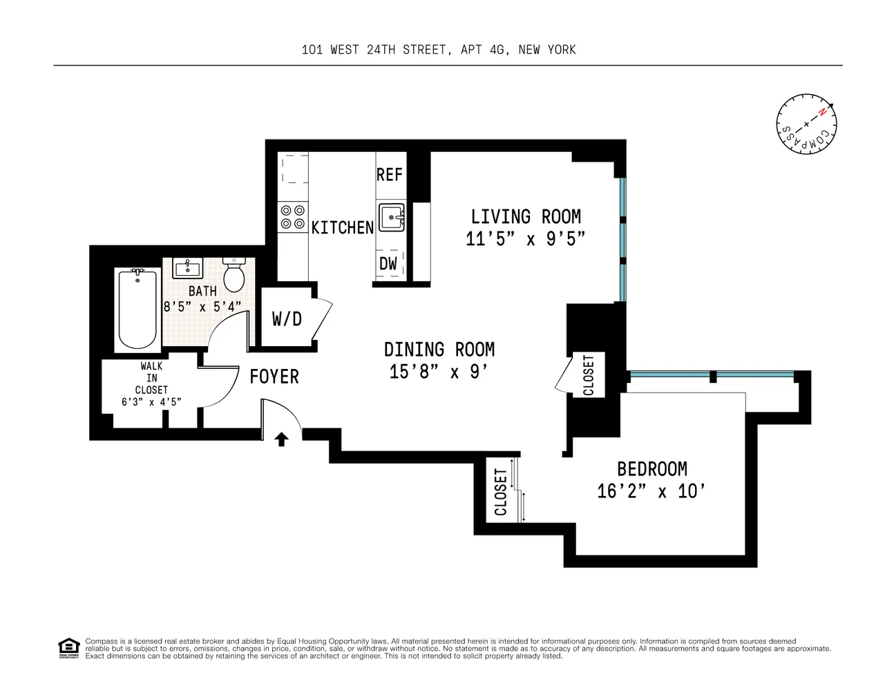 $5,200 | 101 West 24th Street, Unit 4G | Chelsea