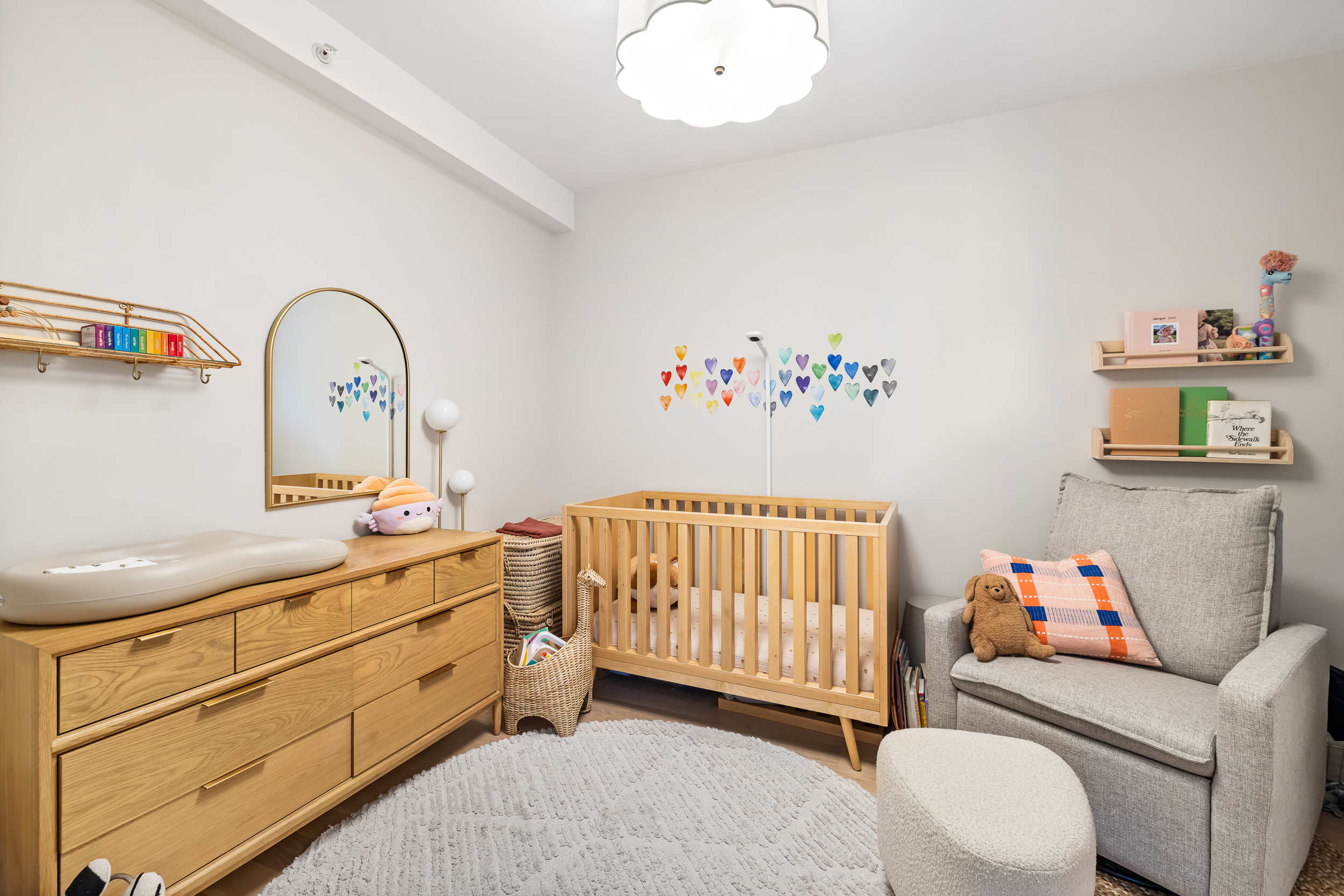 47 Dean Street, Unit 3B Brooklyn, NY 11201 - Photo 8 of 11 a bed room with a bed and a baby crib