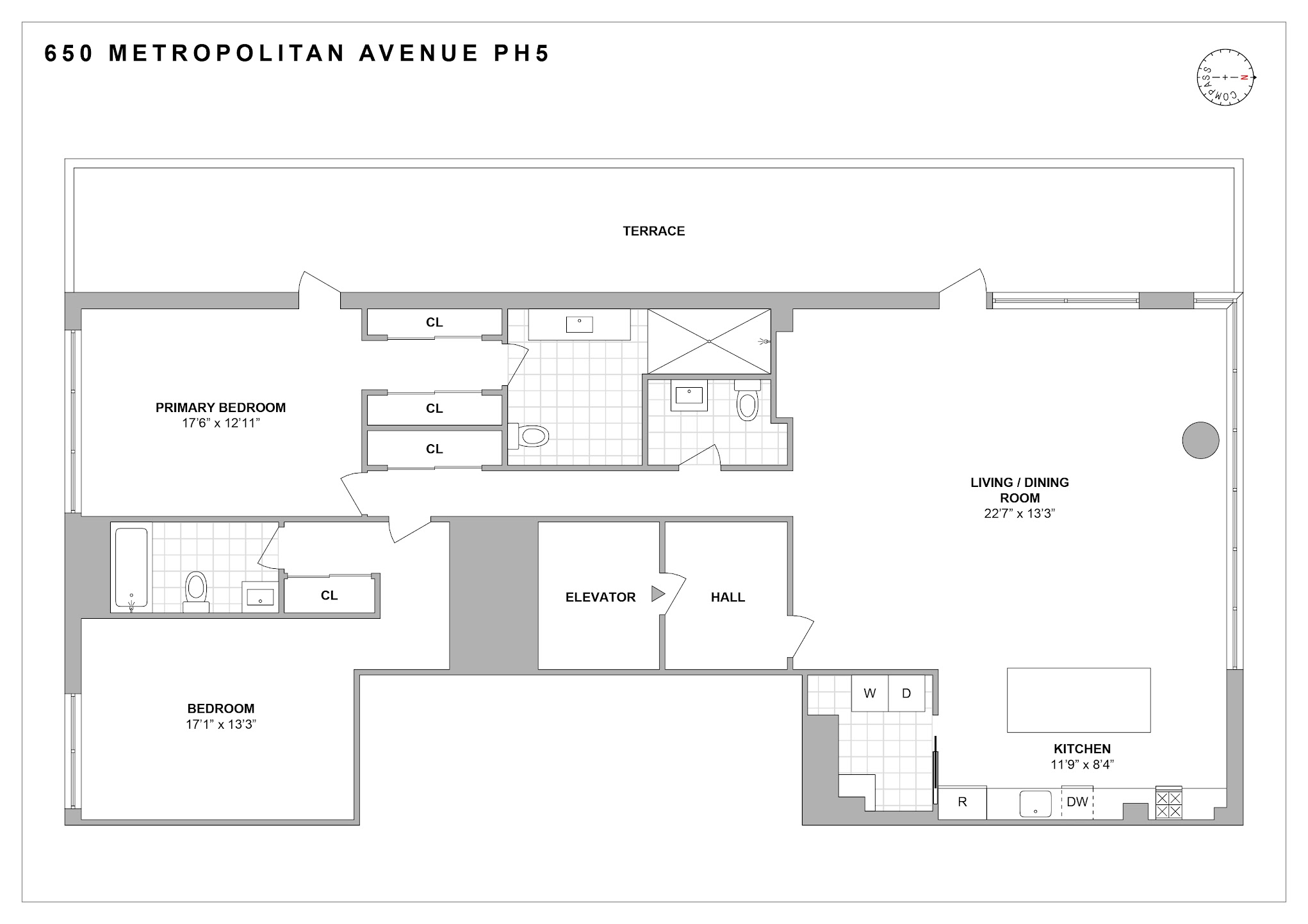 650 Metropolitan Avenue, Unit PH5 Brooklyn, NY 11211 - Photo 14 of 14