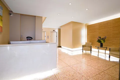 a view of a living room