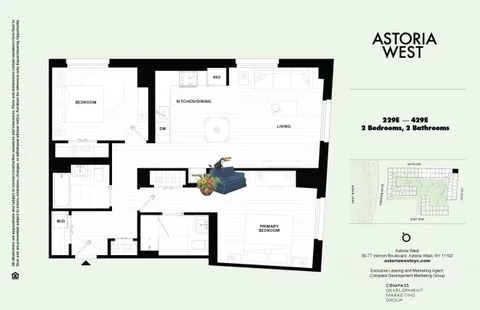 $5,500 | 30-77 Vernon Boulevard, Unit 229E | Astoria