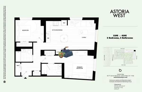 $5,500 | 30-77 Vernon Boulevard, Unit 229E | Astoria