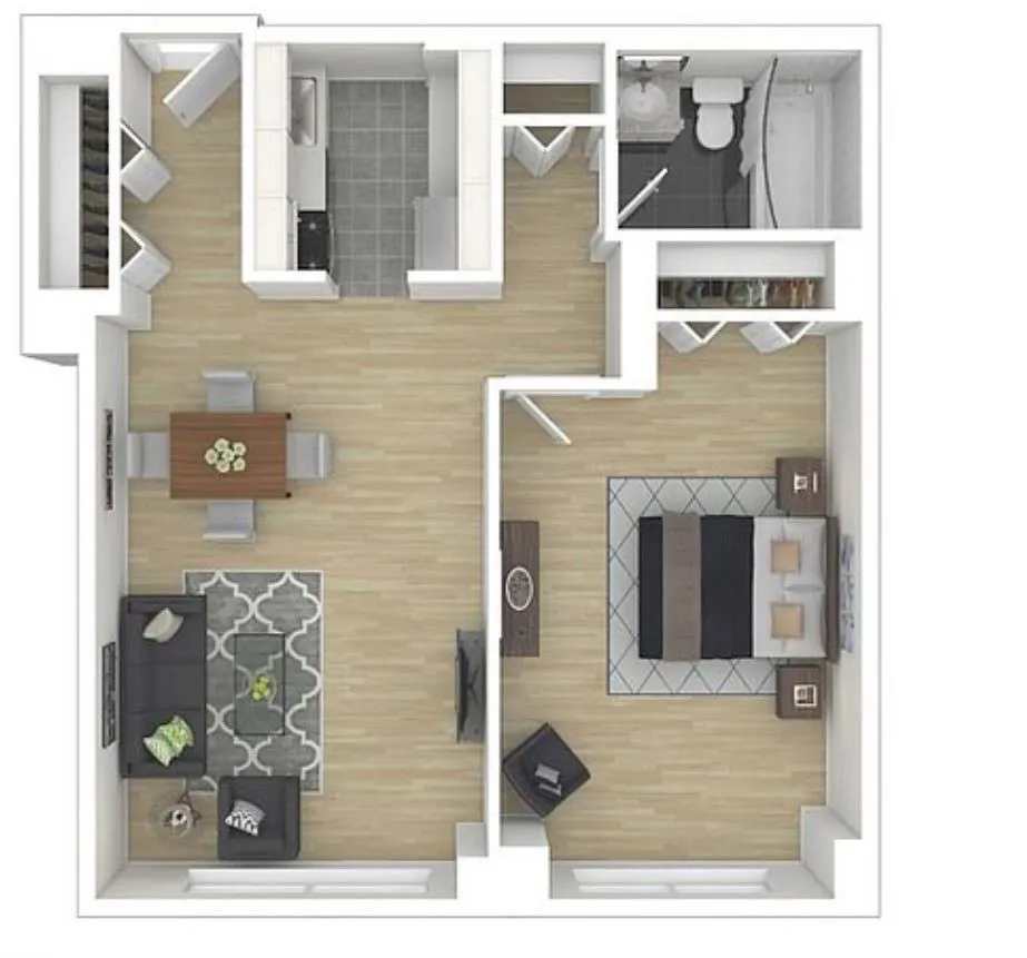 a view of living room