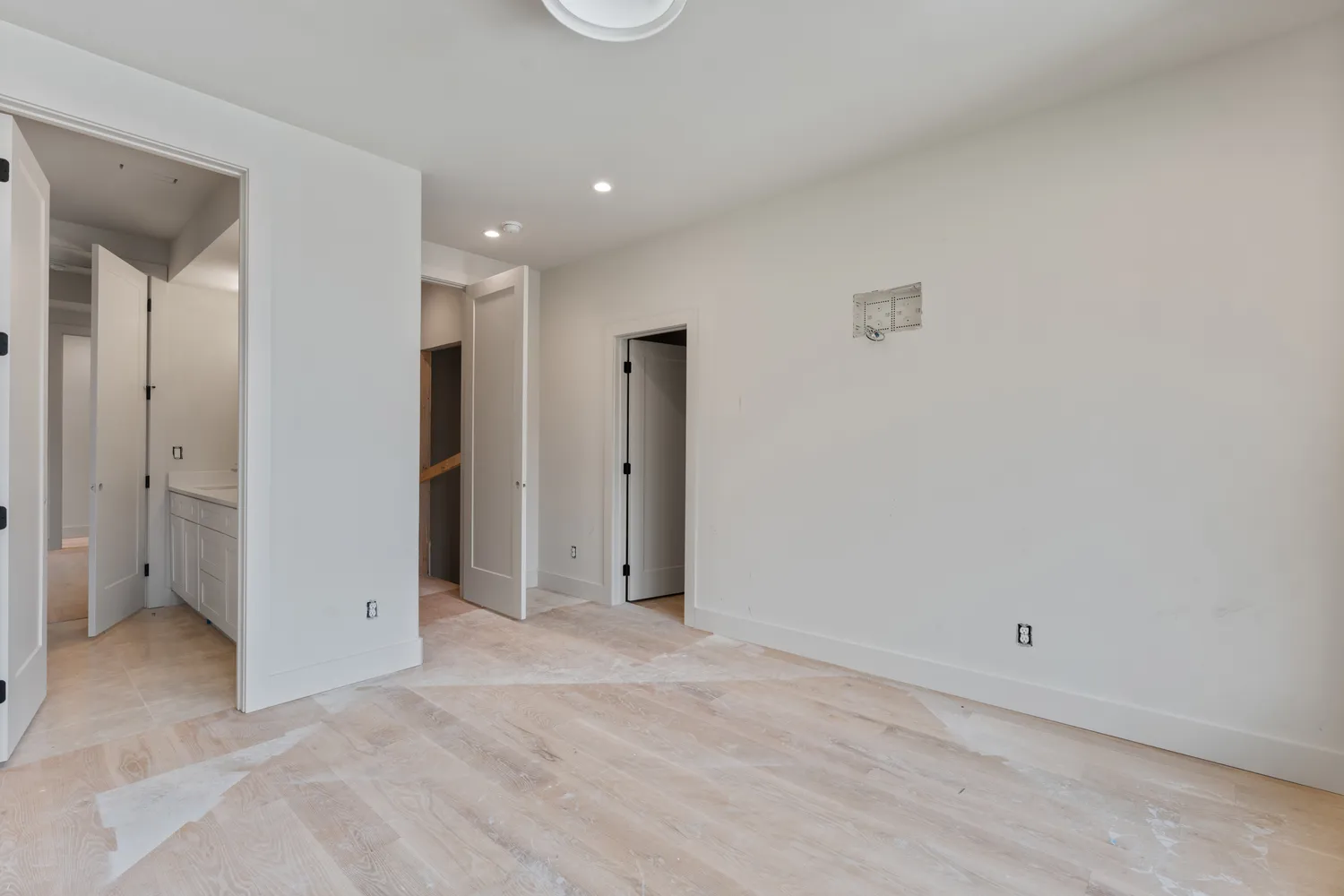 a view of an empty room