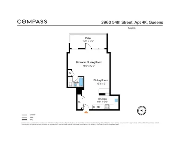 $2,350 | 39-60 54th Street, Unit 4K | Woodside