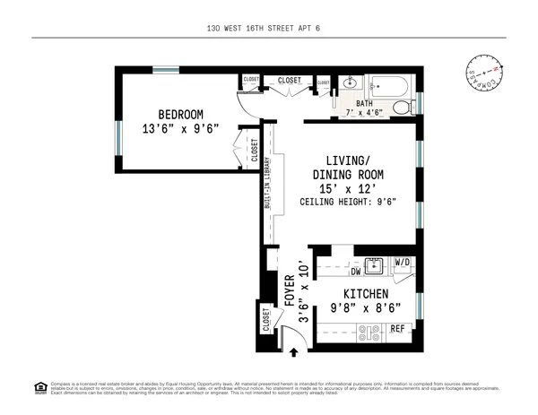 $895,000 | 130 West 16th Street, Unit 6 | Chelsea