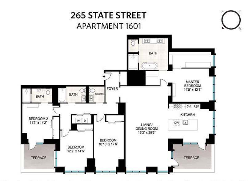 265 State Street, Unit 1601 Brooklyn, NY 11201 - Photo 14 of 14 a picture of a book and a bed