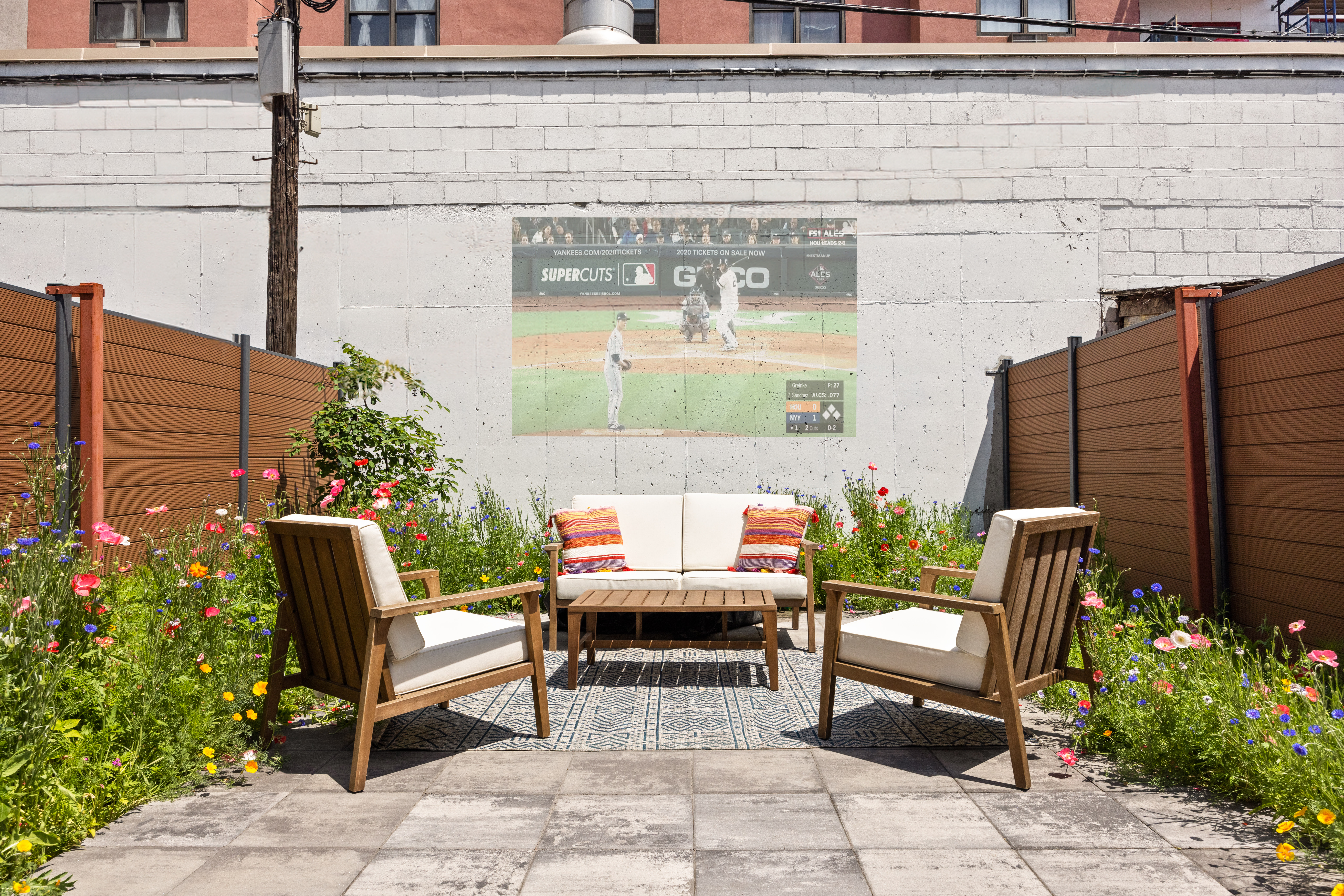 111 Nelson Street, Unit GARDEN Brooklyn, NY 11231 - Photo 7 of 11 a building outdoor space with patio furniture