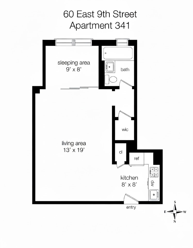60 East 9th Street, Unit 341 Manhattan, NY 10003 - Photo 9 of 9