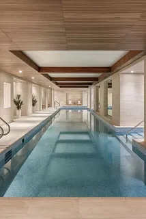 a view of lobby with furniture