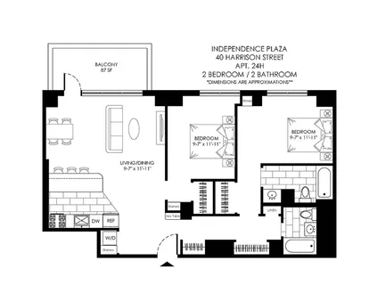 $8,295 | 40 Harrison Street, Unit 24H | TriBeCa