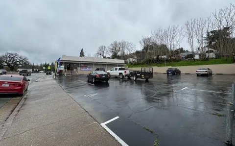 a view of a house with a patio