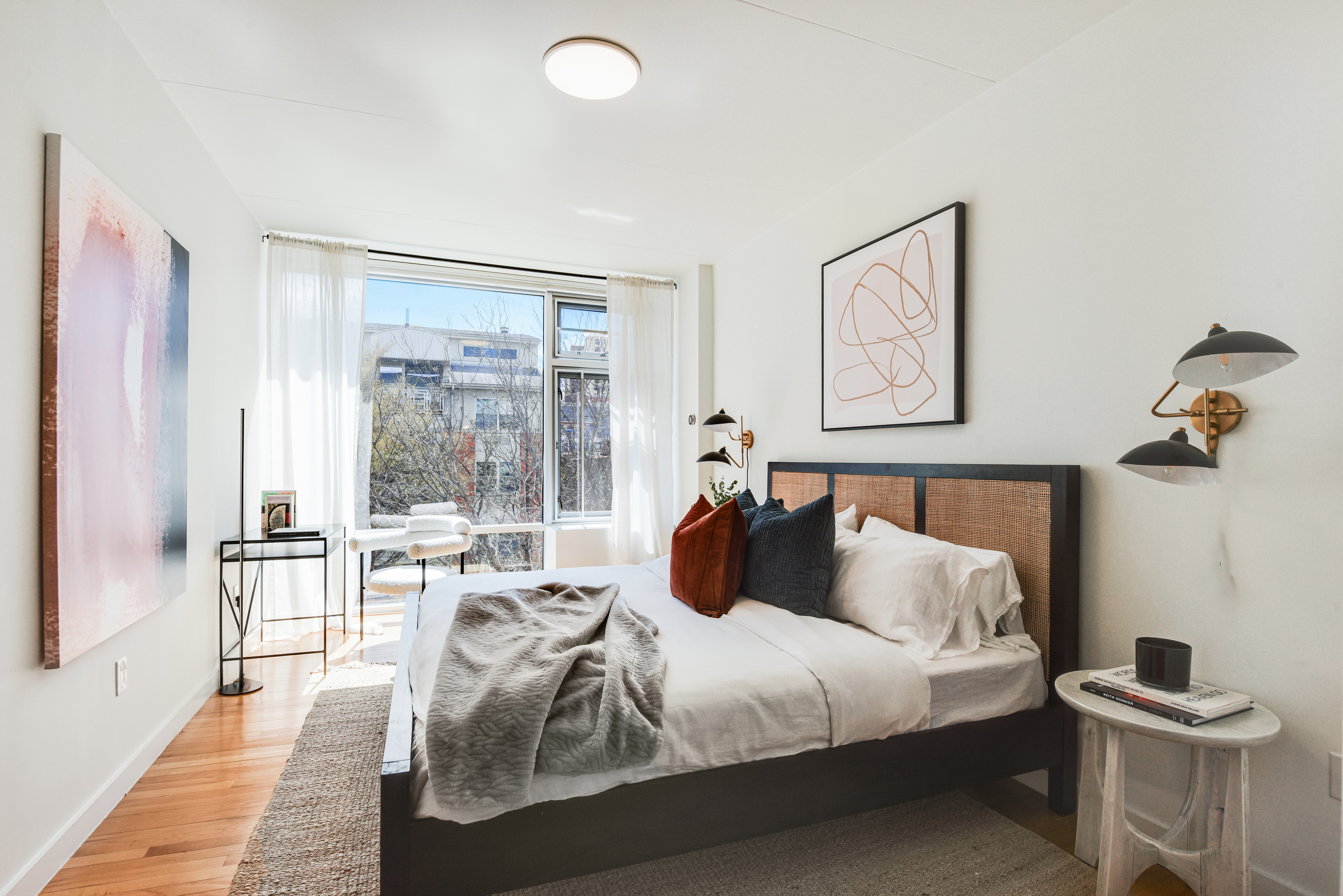 475 Sterling Place, Unit 3A Brooklyn, NY 11238 - Photo 10 of 23 a bed room with a bed and a chair