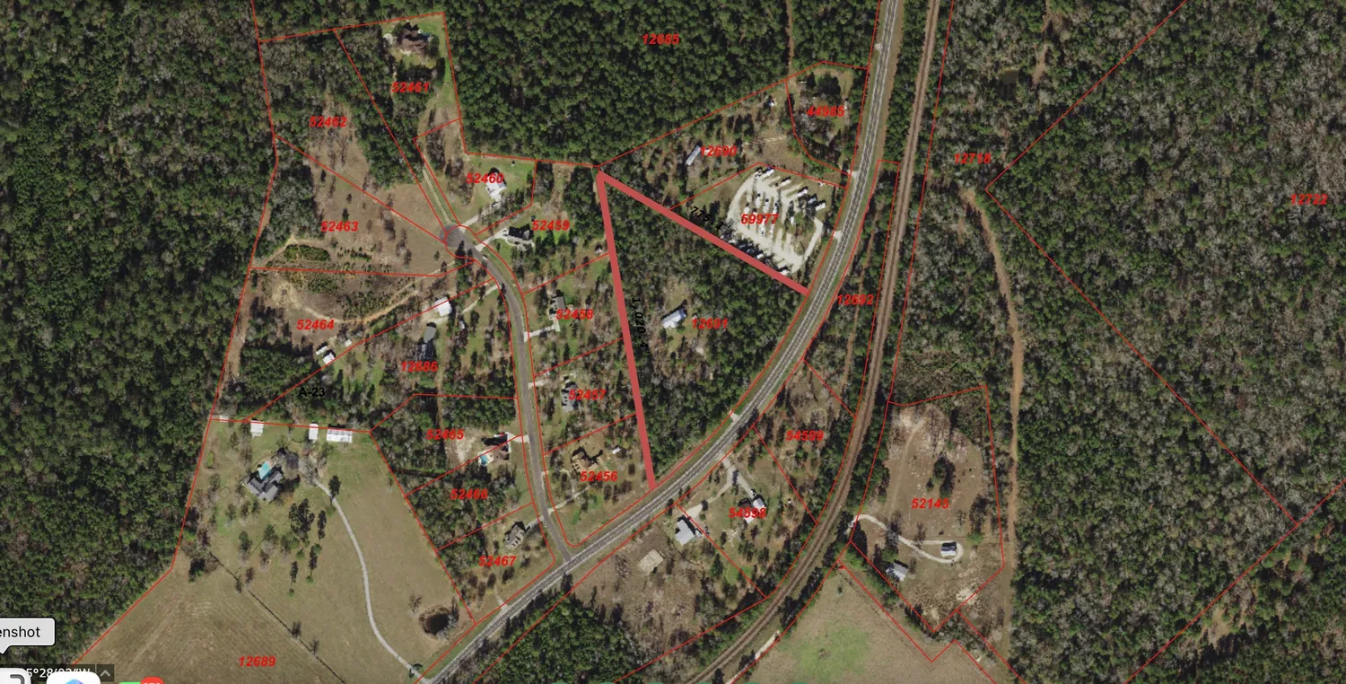 a view of road with covered with trees