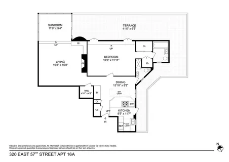 $999,995 | 320 East 57th Street, Unit PHA | Sutton Place