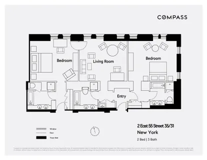 $229,000 | 2 East 55th Street, Unit 835W9 | Midtown East