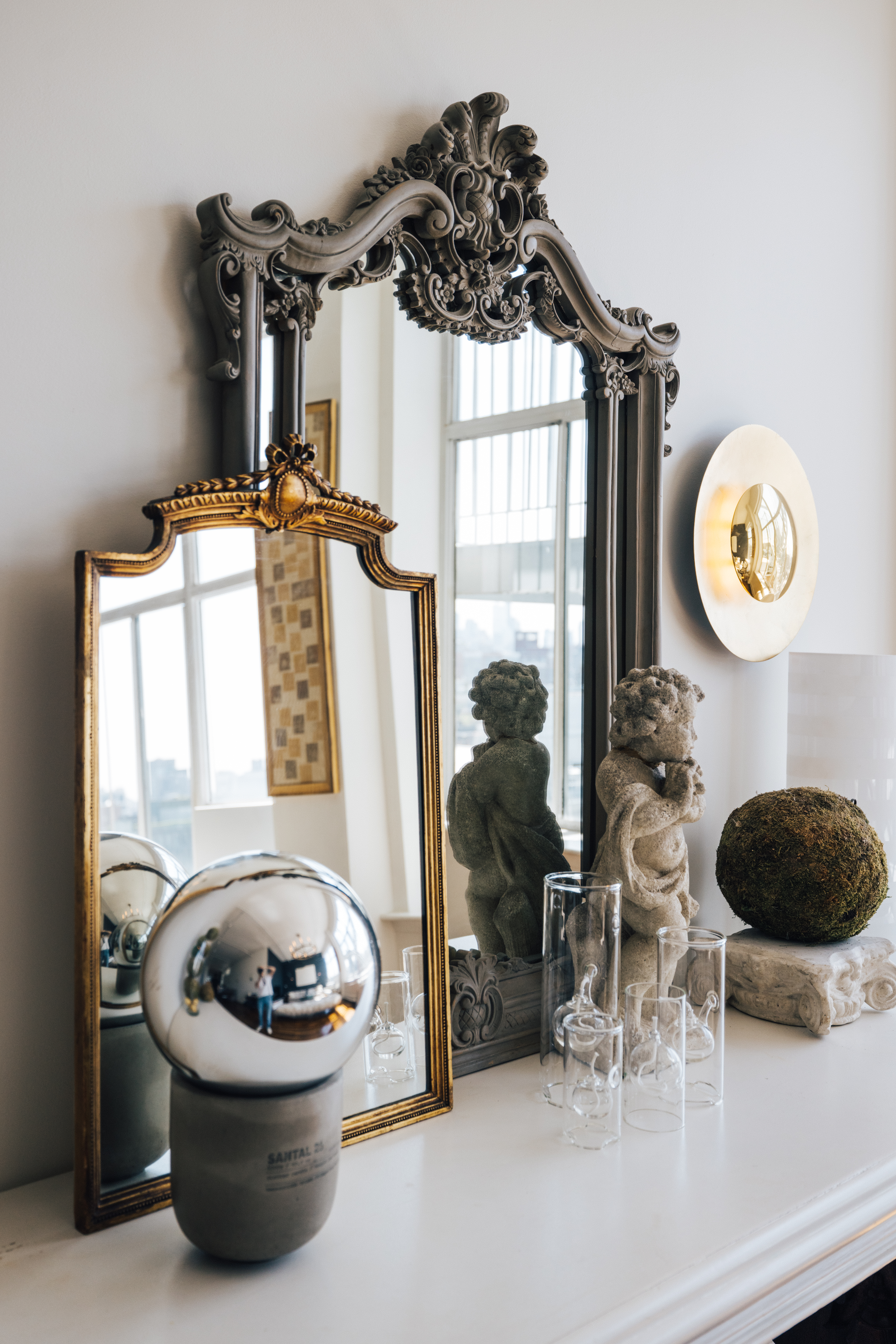 718 Broadway, Unit PHC Manhattan, NY 10003 - Photo 13 of 21 a bathroom with a toilet a sink and a mirror