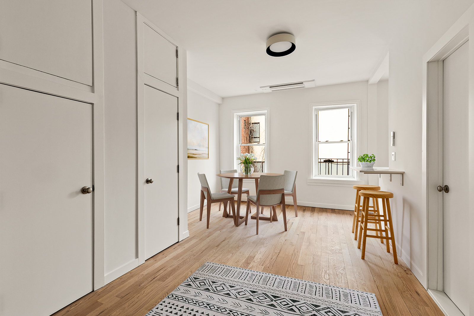 109 2nd Place Brooklyn, NY 11231 - Photo 12 of 26 a living room with furniture and a wooden floor