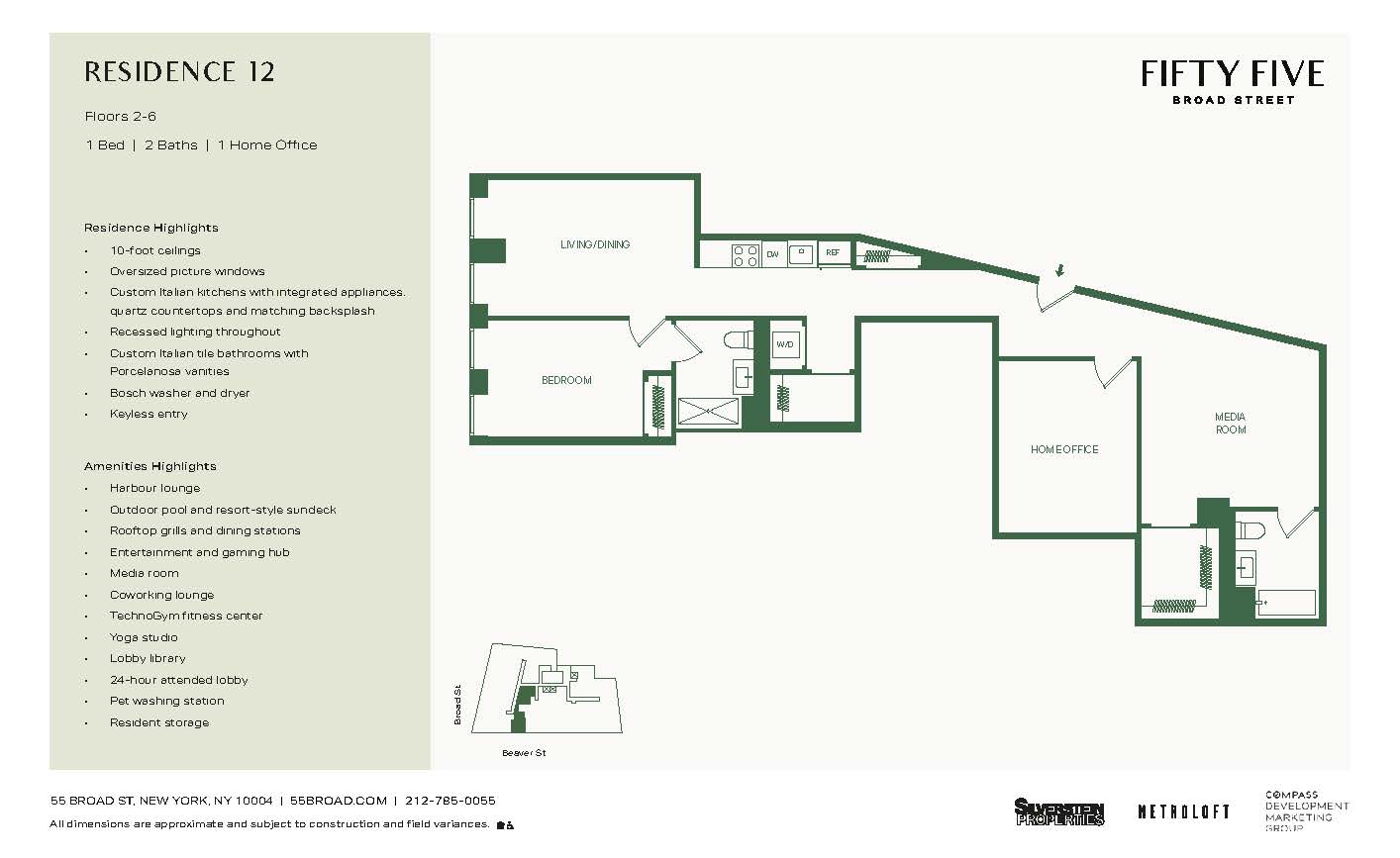 55 Broad Street, Unit 512 Manhattan, NY 10004 - Photo 10 of 10 a picture of a book and a bed