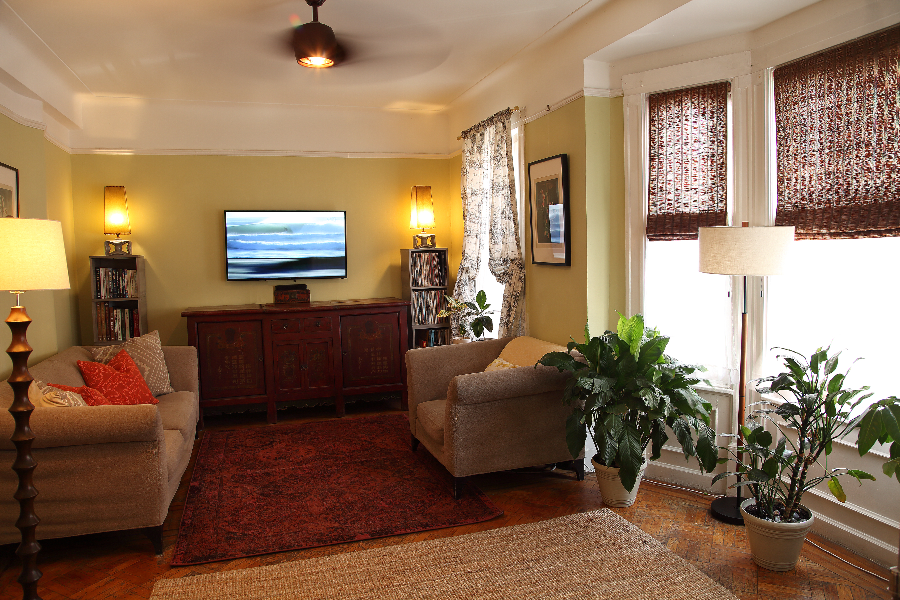2022 Beverley Road, Unit 7 Brooklyn, NY 11226 - Photo 3 of 10 a living room with furniture and a flat screen tv