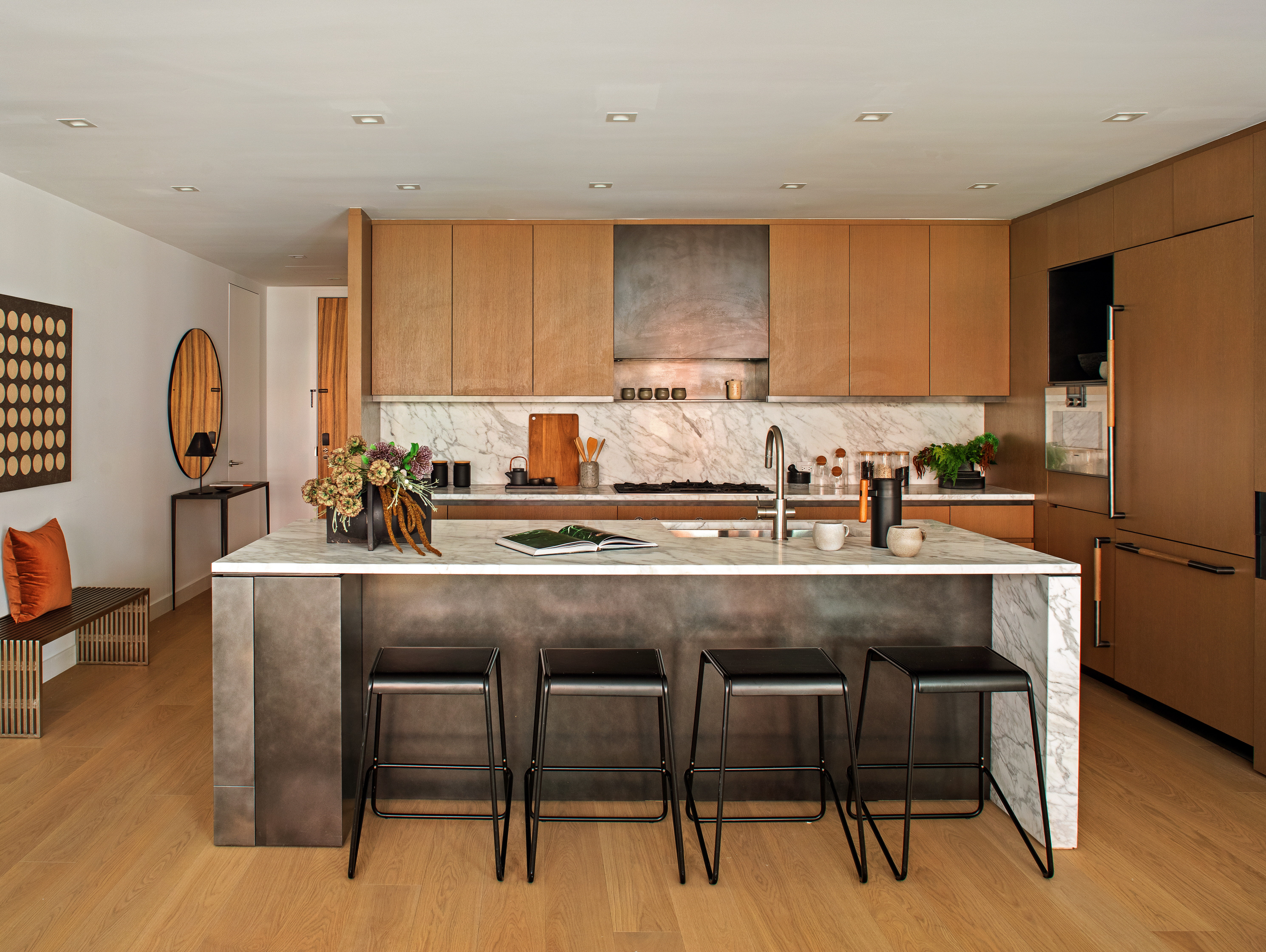 555 West 22nd Street, Unit 4CE Manhattan, NY 10011 - Photo 5 of 21 a dining table with chairs and window
