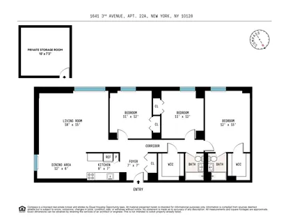 $2,300,000 | 1641 3rd Avenue, Unit 22A | Upper East Side