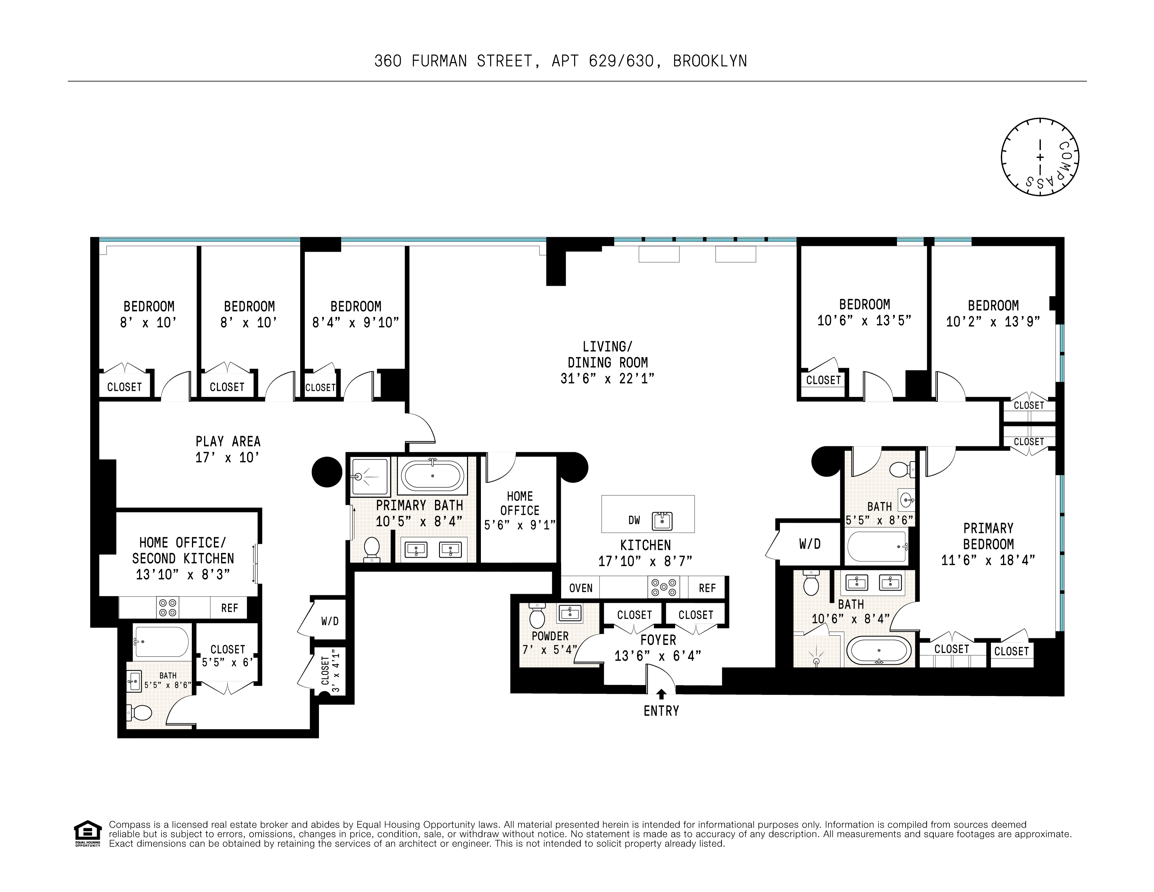 360 Furman Street, Unit 629/630 Brooklyn, NY 11201 - Photo 42 of 44