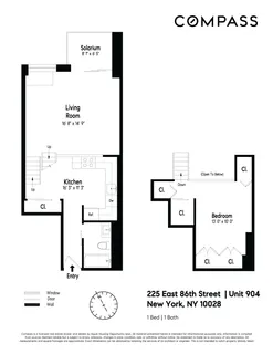 $850,000 | 225 East 86th Street, Unit 904 | Upper East Side