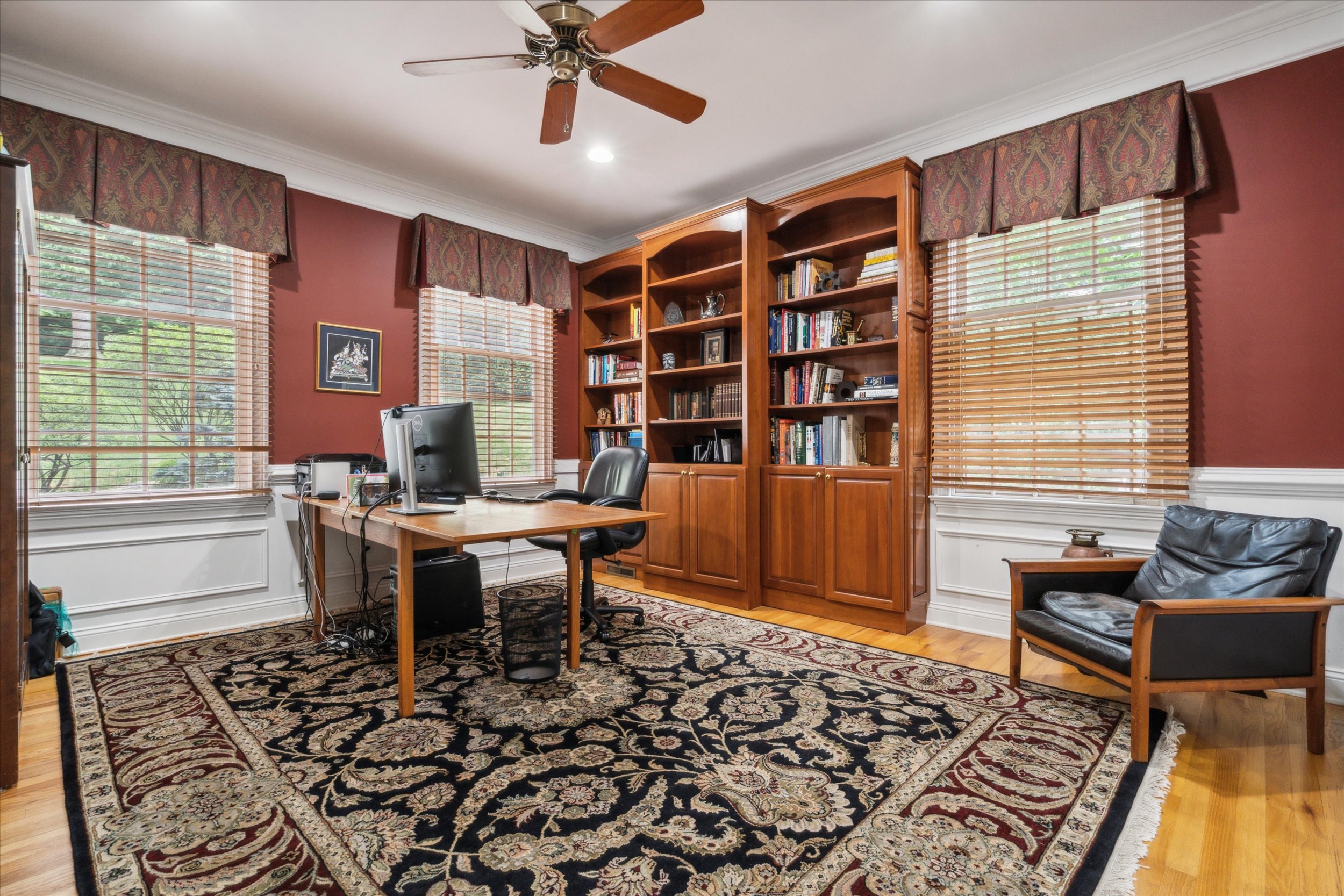 145 Biddulph Road Wayne, PA 19087 - Photo 14 of 39 a view of a workspace with furniture and a window