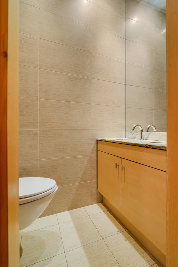 a bathroom with a sink and a toilet