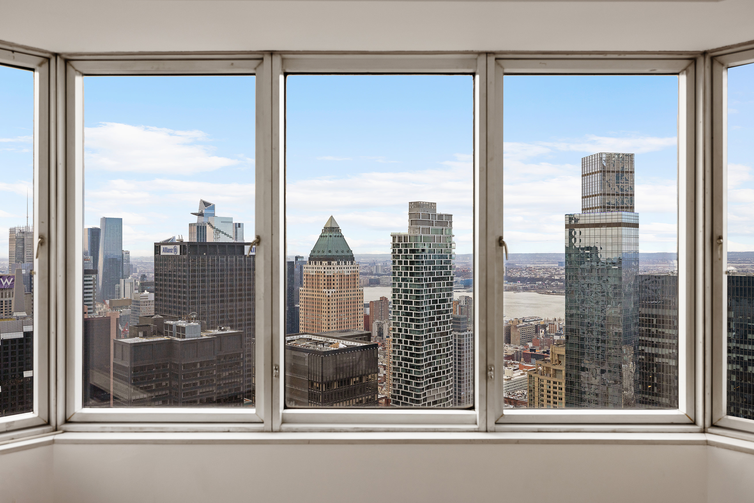 150 West 56th Street, Unit 6204 Manhattan, NY 10019 - Photo 5 of 15 a view of a city from a window