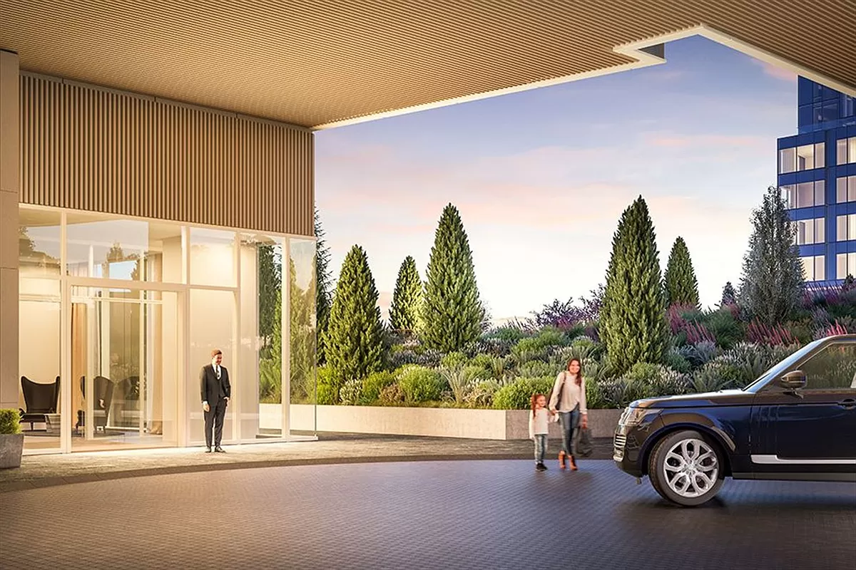 10 Riverside Boulevard, Unit 27D Manhattan, NY 10069 - Photo 10 of 21 a view of a car in front of a house