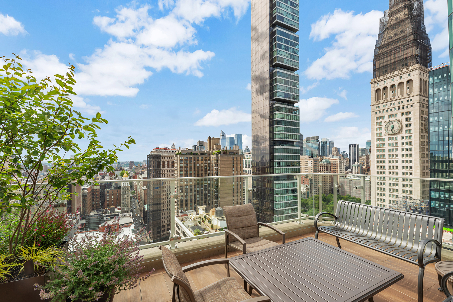 280 Park Avenue South, Unit 26M Manhattan, NY 10010 - Photo 9 of 14 a view of balcony with couch
