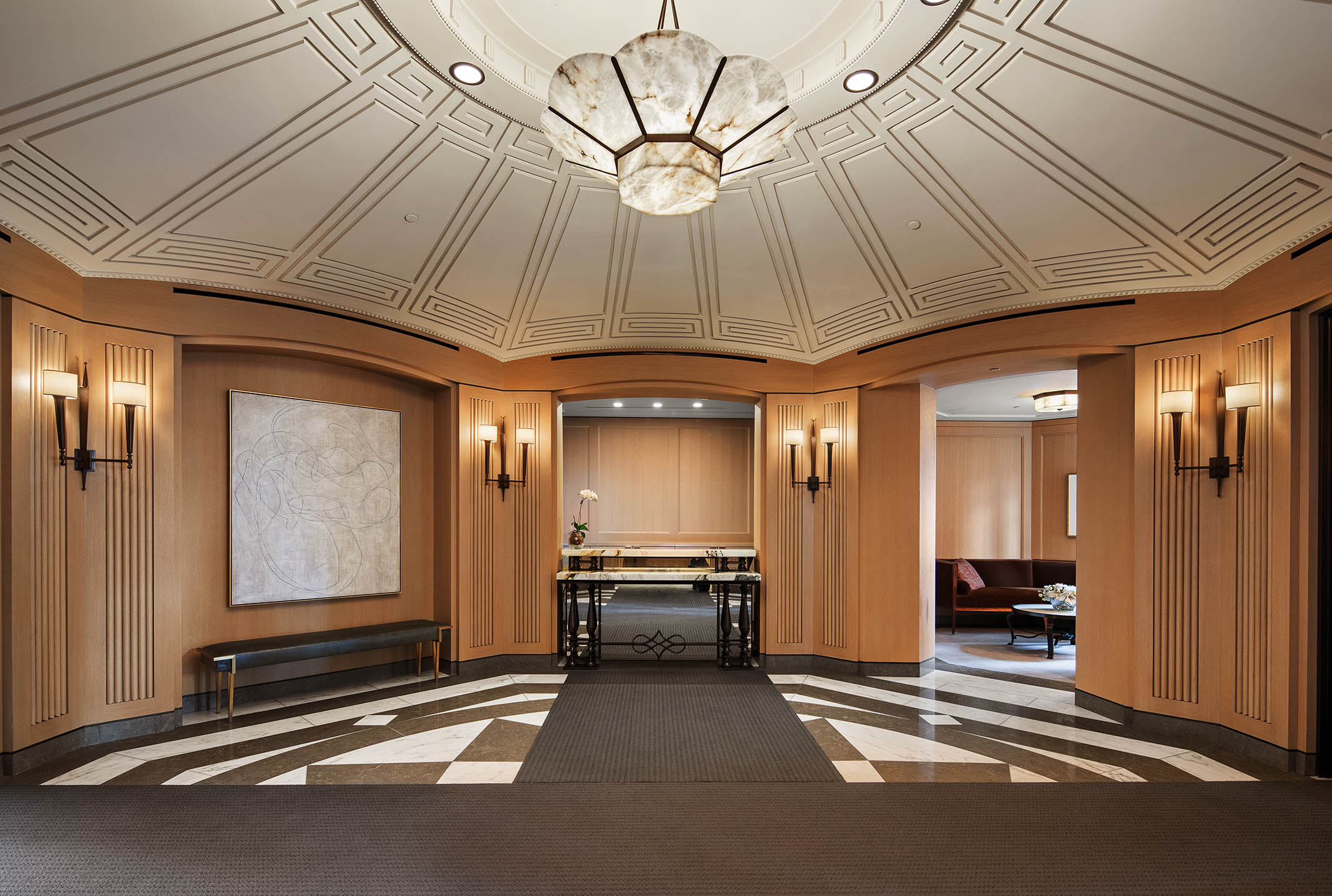 20 East End Avenue, Unit 4C Manhattan, NY 10028 - Photo 20 of 23 a view of a hallway with entryway