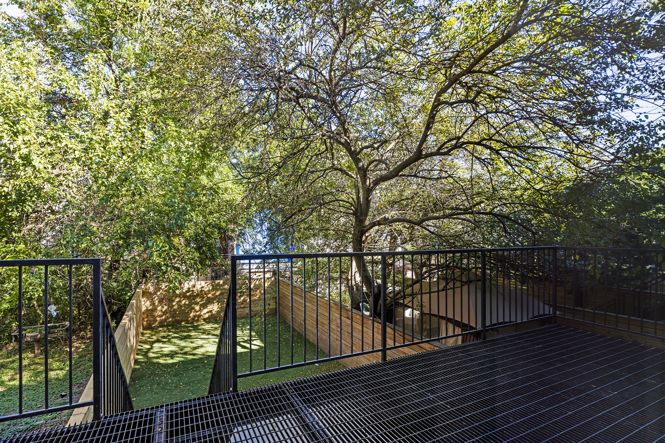 1433 Dean Street Brooklyn, NY 11213 - Photo 15 of 18 a view of balcony with wooden floor