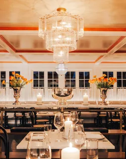 a front view of a building with street view